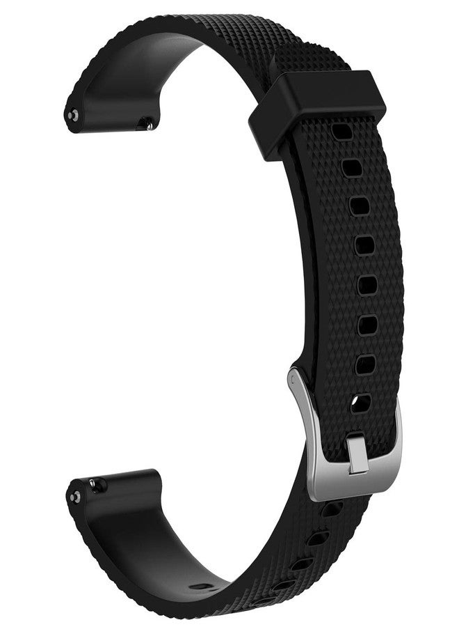 Disscool Replacement Bands for Timex Weekender and Timex Expedition, Soft Silicone Strap, Black, 20mm - Image 4
