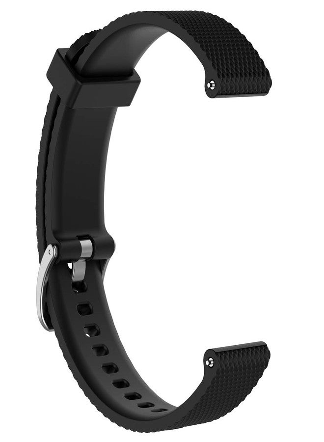 Disscool Replacement Bands for Timex Weekender and Timex Expedition, Soft Silicone Strap, Black, 20mm - Image 3