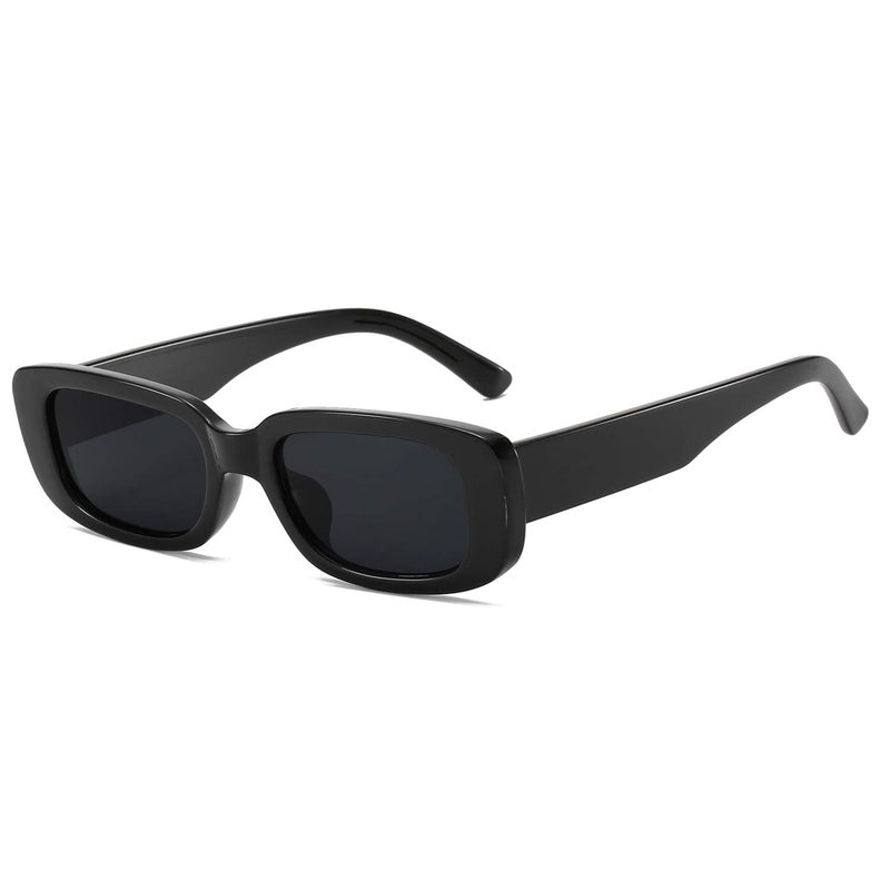 DLALA Retro Fashion Rectangle MC STAND Glasses for Men for Women Trendy Sunglasses UV 400 Protection Square Frame - Eyewear - Image 1