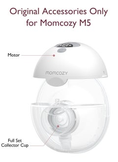 Momcozy Momcozy Full Set Collector Cup Only for Momcozy M5, Original M5 Breast Pump Replacement Accessories  - Image 2