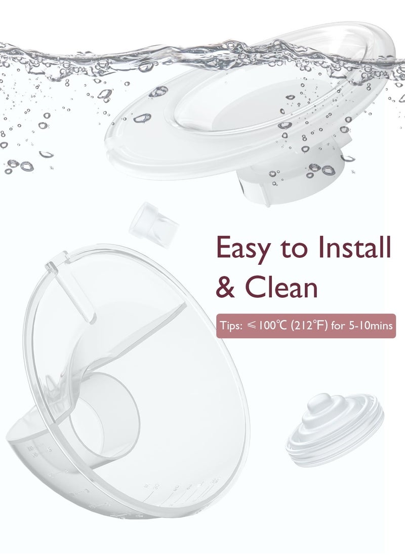 Momcozy - Momcozy Full Set Collector Cup Only for Momcozy M5, Original M5 Breast Pump Replacement Accessories - Image 1