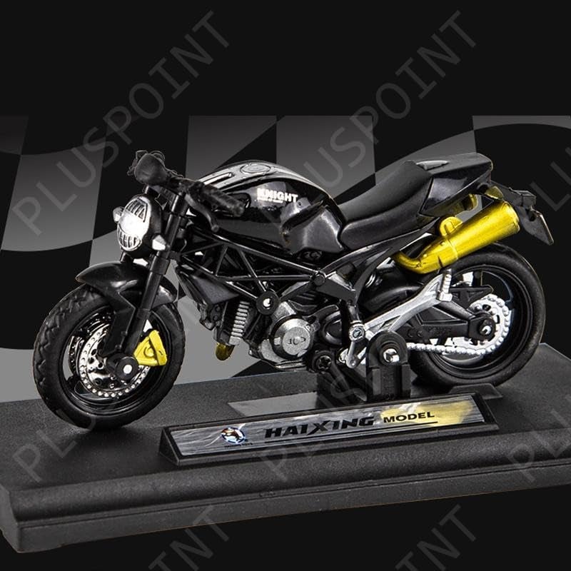 PLUSPOINT Diecast Motorcycle Toy Bike Scale Model Vehicles Alloy Simulation Superbike Also for Car Dashboard Kids Adult Alloy Highly Simulation Model Vehicle Motorbike Street Machine Kids Toy Gift - Image 2