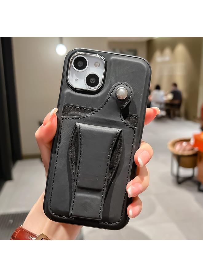S-TOP Case For iPhone 13 Side Leather Rotation Card Holder Phone Case - Image 1