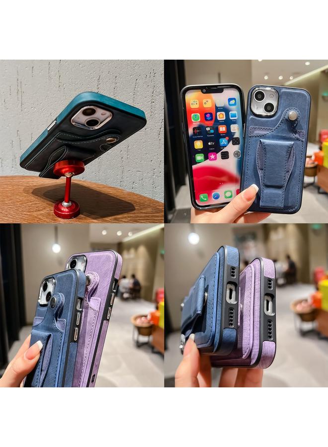 S-TOP Case For iPhone 13 Side Leather Rotation Card Holder Phone Case - Image 5