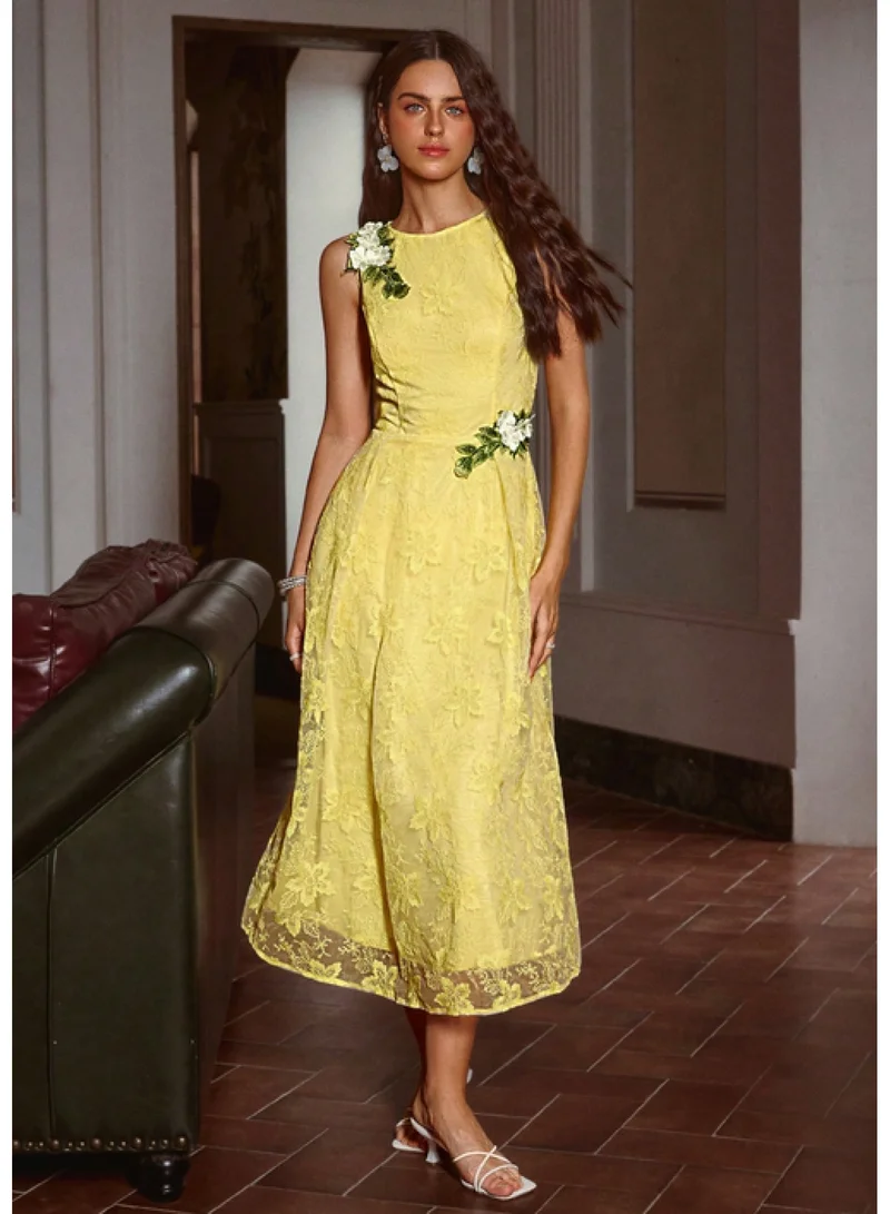 SIMPLEE Women's Summer Elegant DressLight & Comfortable Lightweight Cotton Blend Perfect for Outings