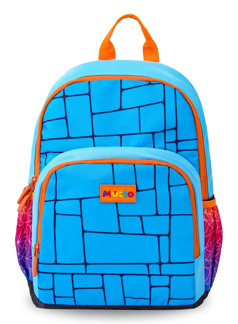 Trucare Motto Symmetric 14-Inch School Backpack School Bag