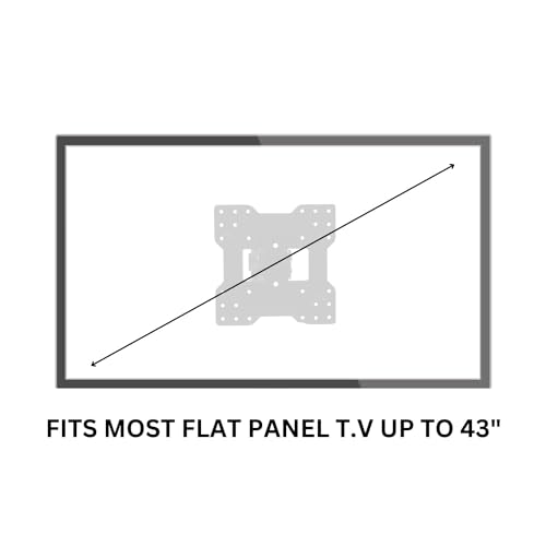 Unico Heavy Duty Wall Mount Bracket for 23 to 43 Inch LED/HD/Smart TV’s, Full Motion Rotatable Universal with Swivel & Tilt Adjustments (Not Suitable for Mi/Redmi LED/LCD TV) - Image 4