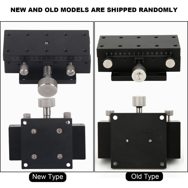 Precision Gear Rotation Handle: Lightweight Durable Aluminum Alloy Body - Anti-Friction Anti-Scratch Anti-Corrosion Dovetail Groove Guide for Optical Instruments Measuring Devices Semiconductor Manufa - Image 2