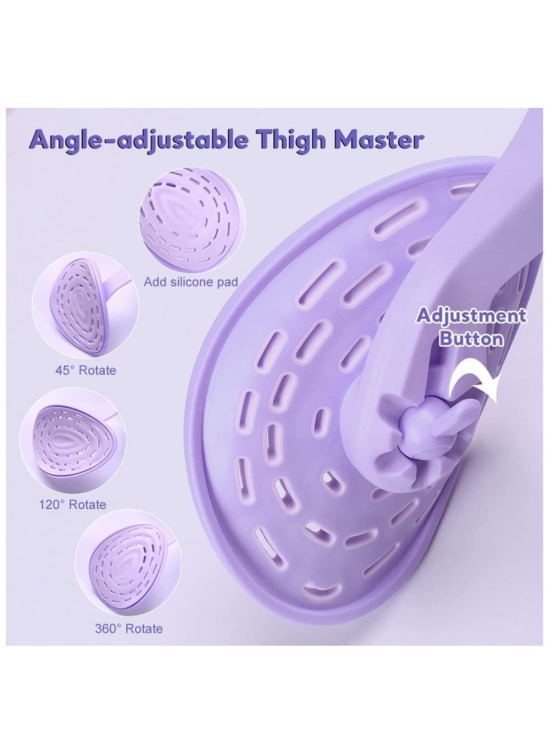 Hihonor Inner Thigh exerciser kegel - Hip Trainer Kegel Exerciser, Pelvic Floor Trainer, Kegel Trainer for Postpartum Rehabilitation, Trimmer Inner Thigh, Thigh Toner Workout (Purple)  - Image 4