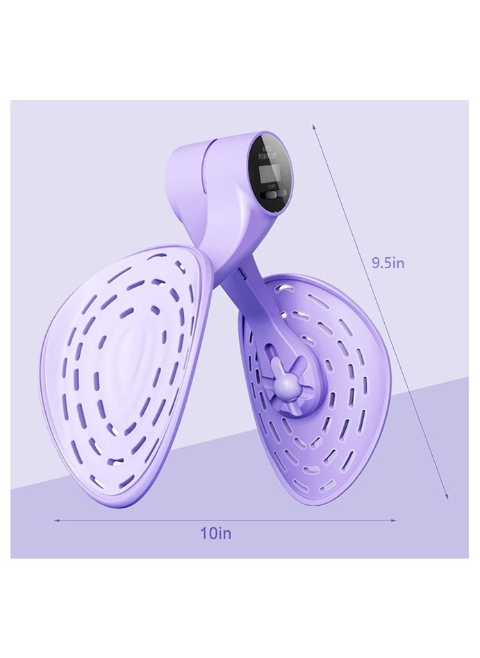 Hihonor Inner Thigh exerciser kegel - Hip Trainer Kegel Exerciser, Pelvic Floor Trainer, Kegel Trainer for Postpartum Rehabilitation, Trimmer Inner Thigh, Thigh Toner Workout (Purple)  - Image 5