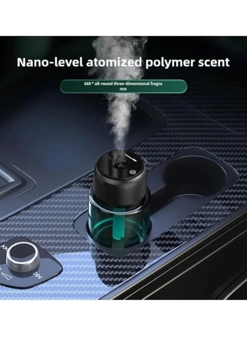 ريبنيو معطر جو منزلي ذكي للسيارة مع موزع ضوء المجرة مع عرض النجوم، مرطب هواء بارد قابل لإعادة الشحن عبر USB، سعة 160 مل - Image 5