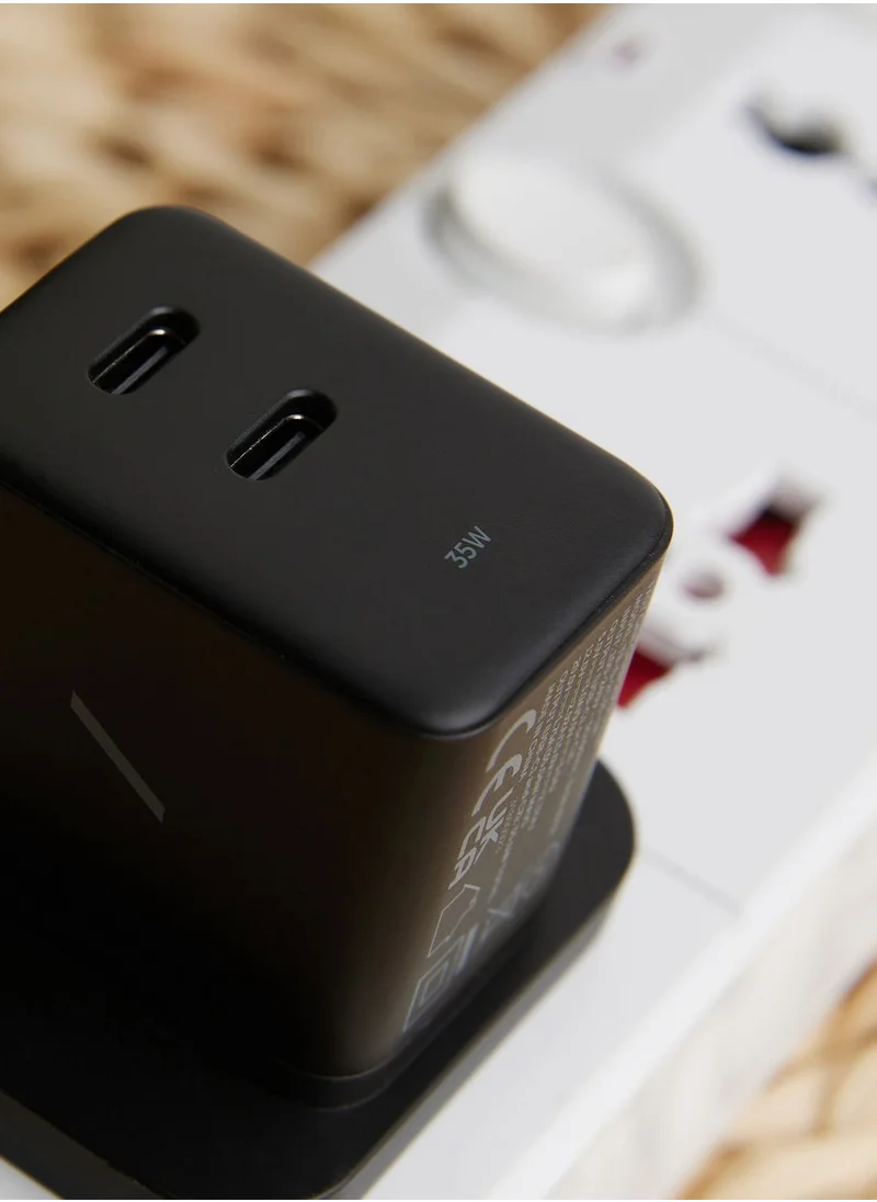 Native Union Native Union - Fast Gan Charger - Pd - 35W - Dual - 2 X Usbc