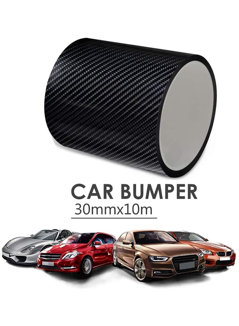 Captaintech Car Door Edge Guards, Scratch Cover Sill Protector Bumper Protector 5D Carbon Fiber Car Wrap Film Automotive Self-Adhesive Anti-Collision Film Fits for Most Cars (1.2In x 33Ft, Black) - Image 4