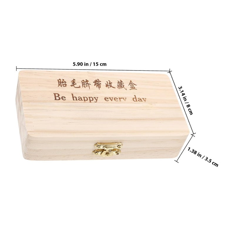 First Fetal Hair Keepsake Box with Protective Umbilical Cord Storage Large Capacity Lanugo Hair and Newborn Souvenir Organizer Multipurpose Memory Container - Image 2