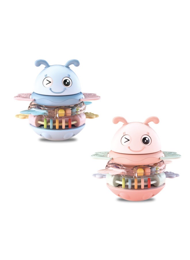 Baby Tumbler Early Education Educational Music Stacking Music Turn Music Toy-Color:Music Tumbler Jenga