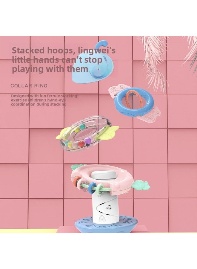 Baby Tumbler Early Education Educational Music Stacking Music Turn Music Toy-Color:Music Tumbler Jenga
