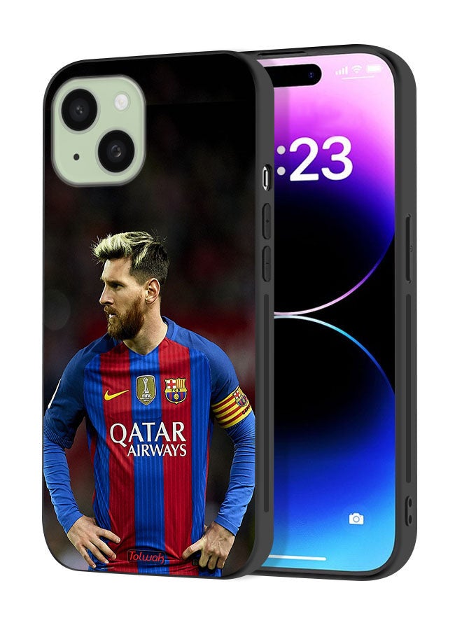 Tolwak Apple iPhone 15 Plus Protective Case Cover Messi Barcelona - Image 1