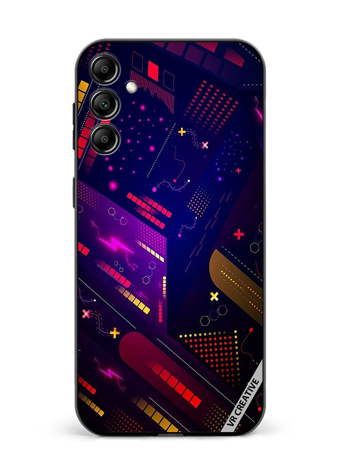 VR CREATIVE Protective Case Cover For Samsung Galaxy A55 Abstract Design Multicolour - Image 1