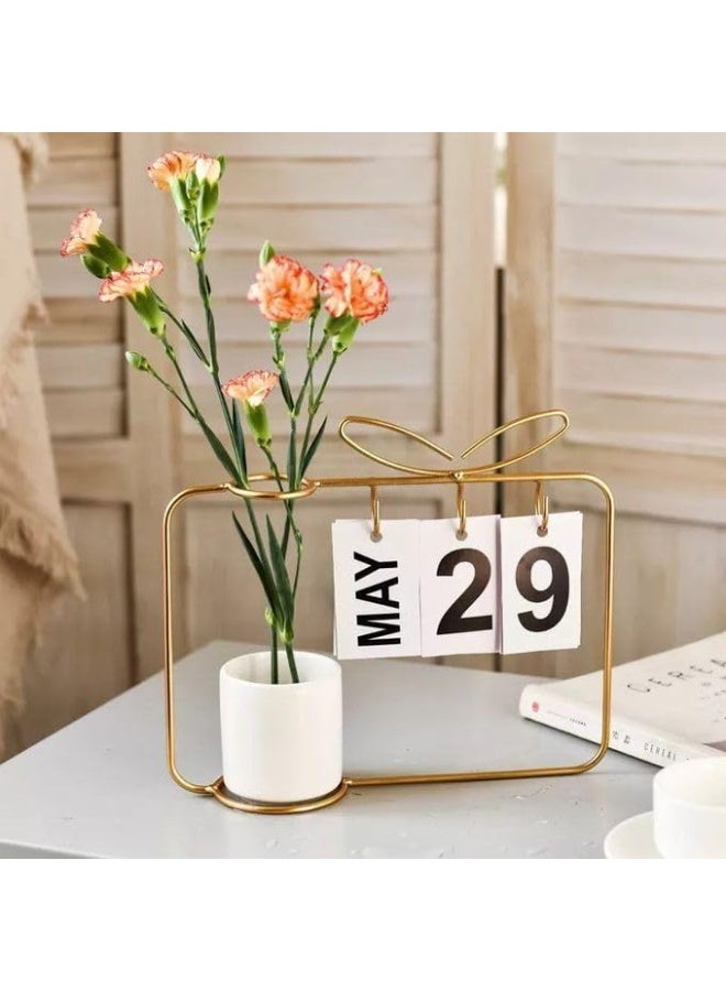 Elegant Office Decor with Vase - Simple Antique Design for Home & Business - Image 5