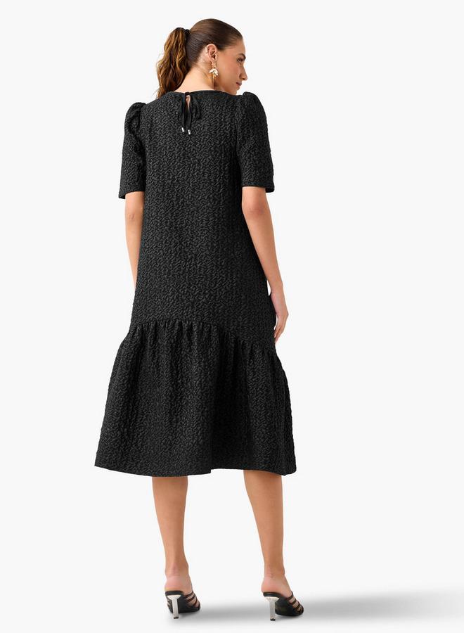 تواكستريمز فستان ميدي - بأكمام منتفخة من - Image 3