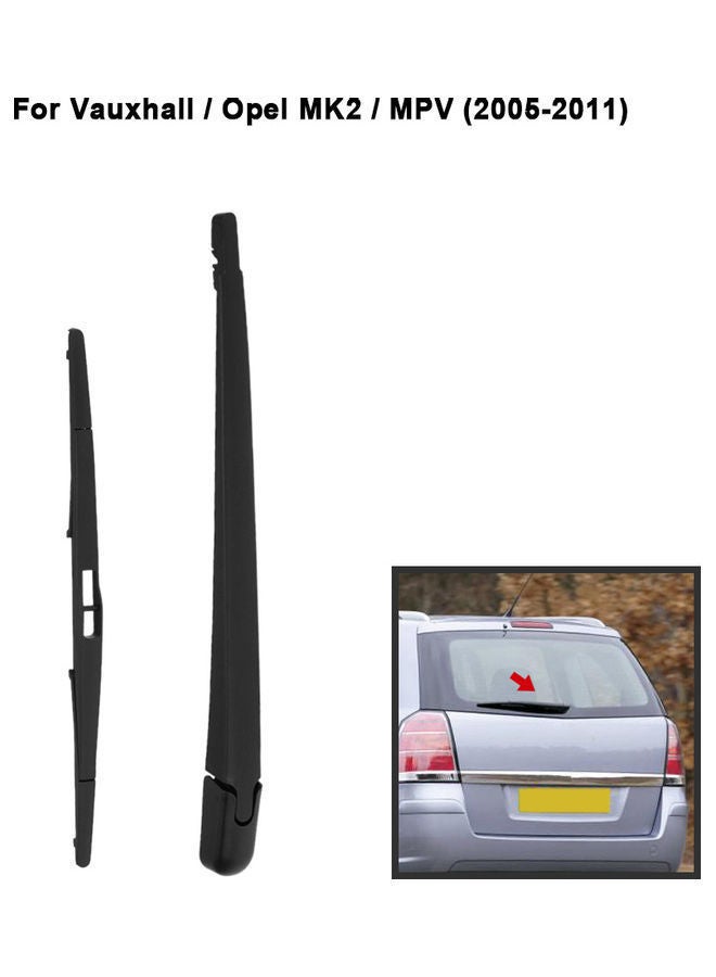 نيبمينينت طقم كامل بديل لذراع وشفرة ممسحة النافذة الخلفية لسيارة فوكسهول طراز MK2 MPV 2005-2011 - Image 4