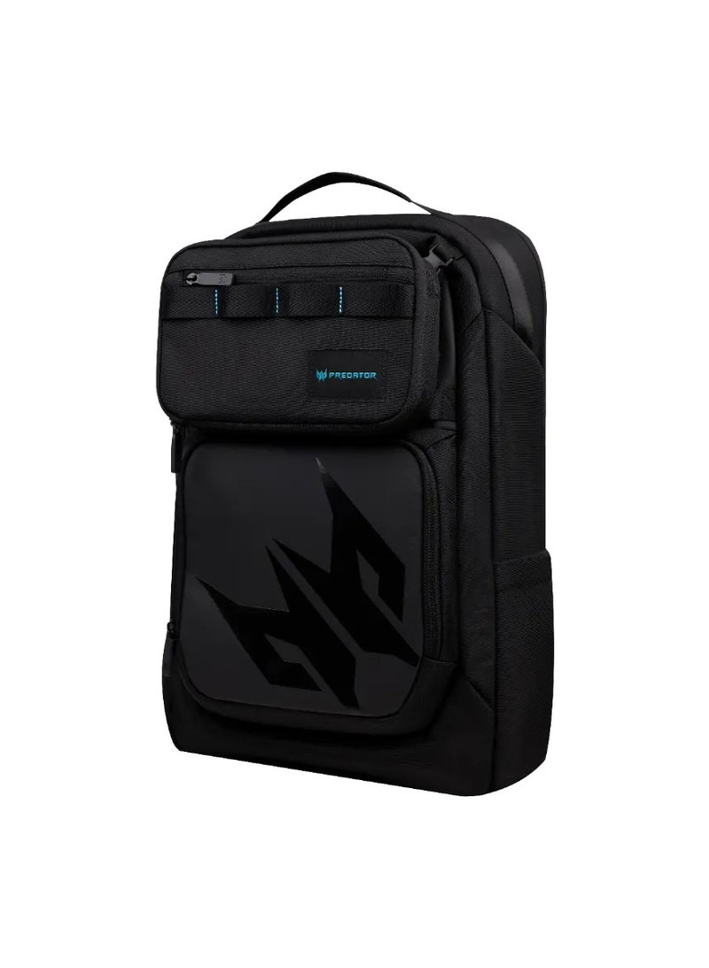 Acer Predator Extreme Gaming BackPack, 17.3",Water Repellent, 2-in-1 Design with detachable cross body bag, Black - Image 5