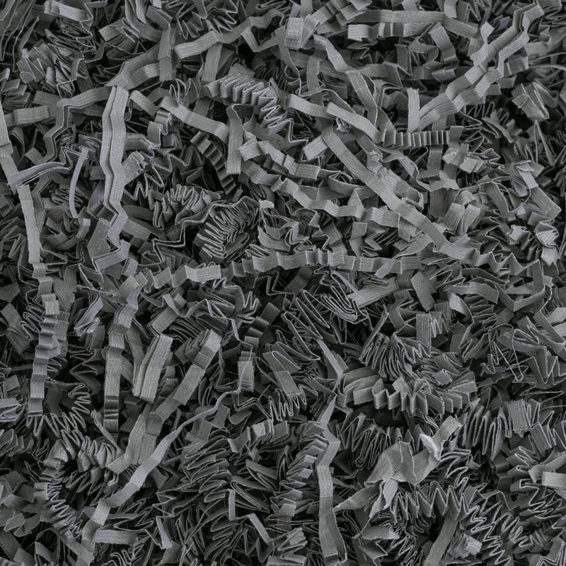 MagicWater Supply  12 LB  Slate Gray  Crinkle Cut Paper Shred Filler great for Gift Wrapping Basket Filling Birthdays Weddings Anniversaries