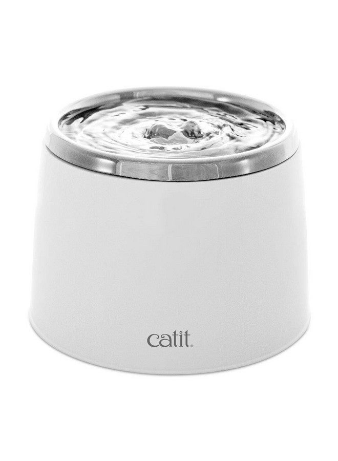 Catit Fresh & Clear Stainless Steel Cat Water Fountain, 50023 - Image 1
