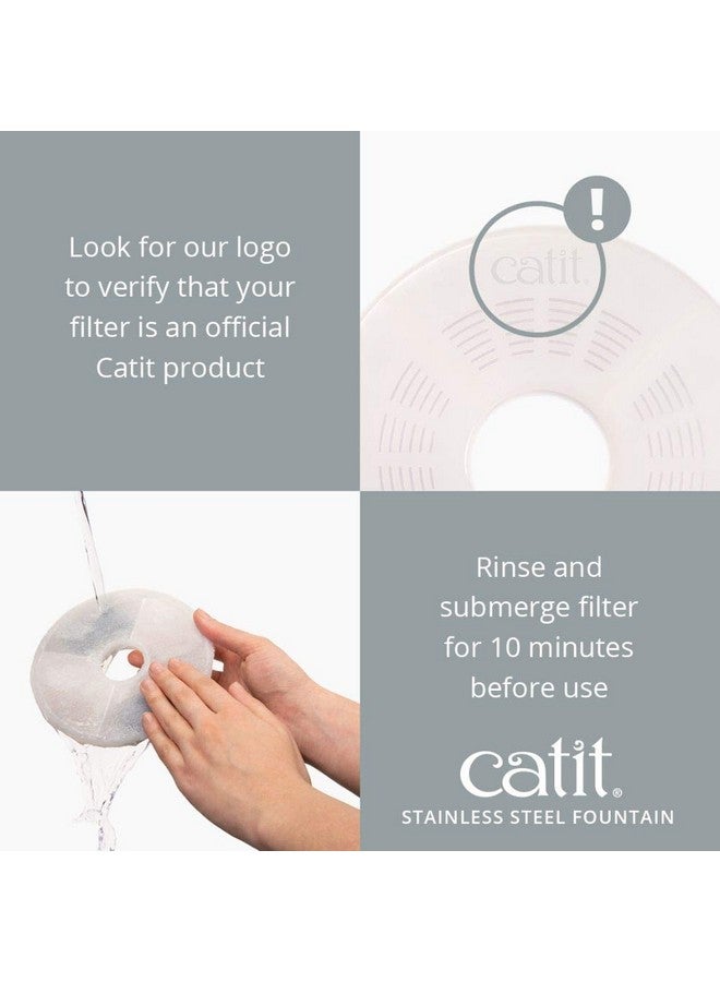 Catit Fresh & Clear Stainless Steel Cat Water Fountain, 50023 - Image 5