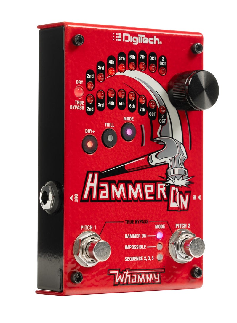 digi-tech DigiTech HAMMERON-V-04 HammerON Whammy – Guitar Effect Pedal | Pitch Shifter | 4 Modes | Tap Tempo Trill | 4 Octave Range - Image 2