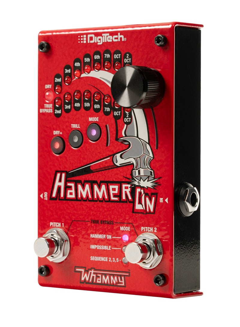 digi-tech DigiTech HAMMERON-V-04 HammerON Whammy – Guitar Effect Pedal | Pitch Shifter | 4 Modes | Tap Tempo Trill | 4 Octave Range - Image 3