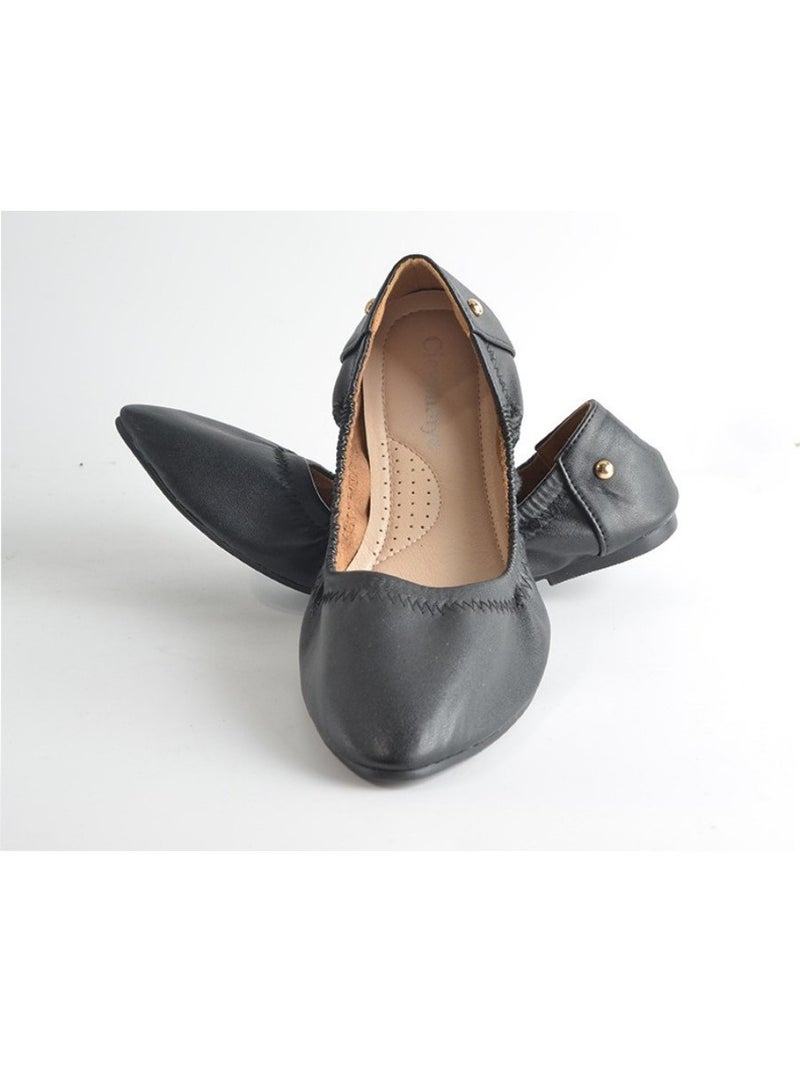 Women's Ballet Flat Shoes With Ultra Soft Round Toe Slip-On Comfortable Flat Shoes Walking Shoes - Image 1