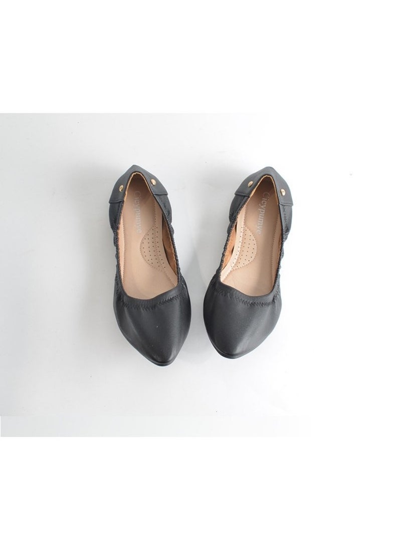 Women's Ballet Flat Shoes With Ultra Soft Round Toe Slip-On Comfortable Flat Shoes Walking Shoes - Image 3