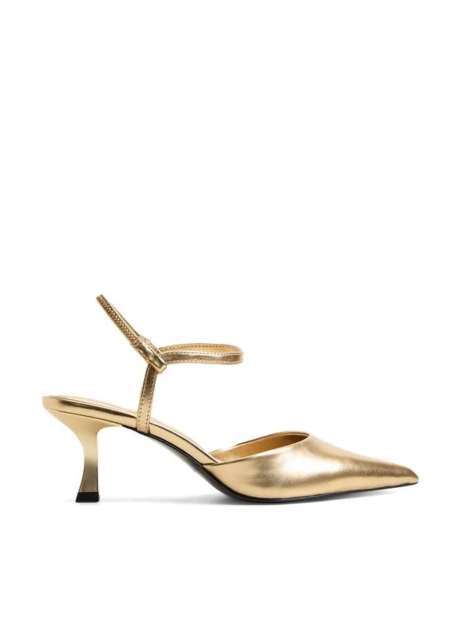 Jasmynee Ladies Gold Heeled Shoes