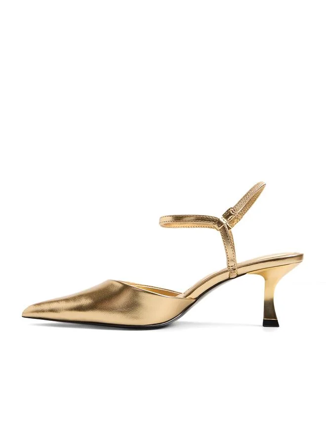 Aldo  Jasmynee Ladies Gold Heeled Shoes for Women | Best Price UAE