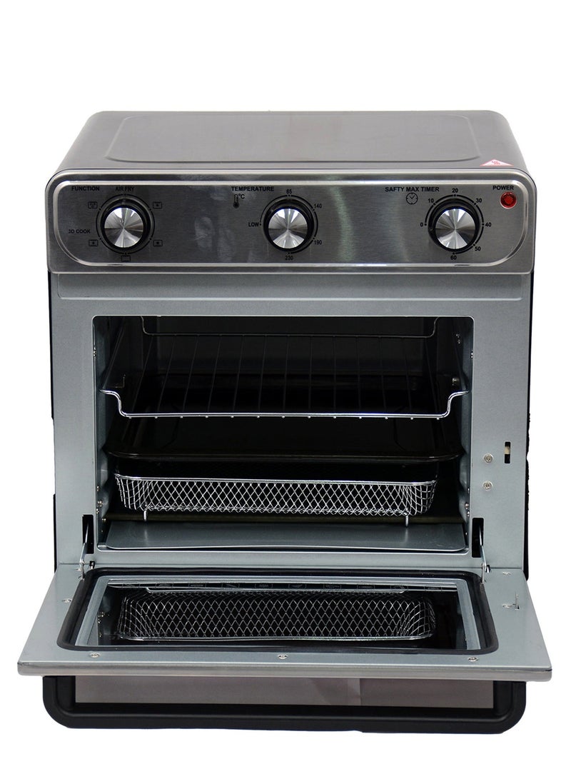 أريون اريون فرن الهوائي الرقمي 6 في 1 (1600 واط) | سعة 28 لتر مع حمل حراري وشواية دوارة | AR-2800AF - Image 3