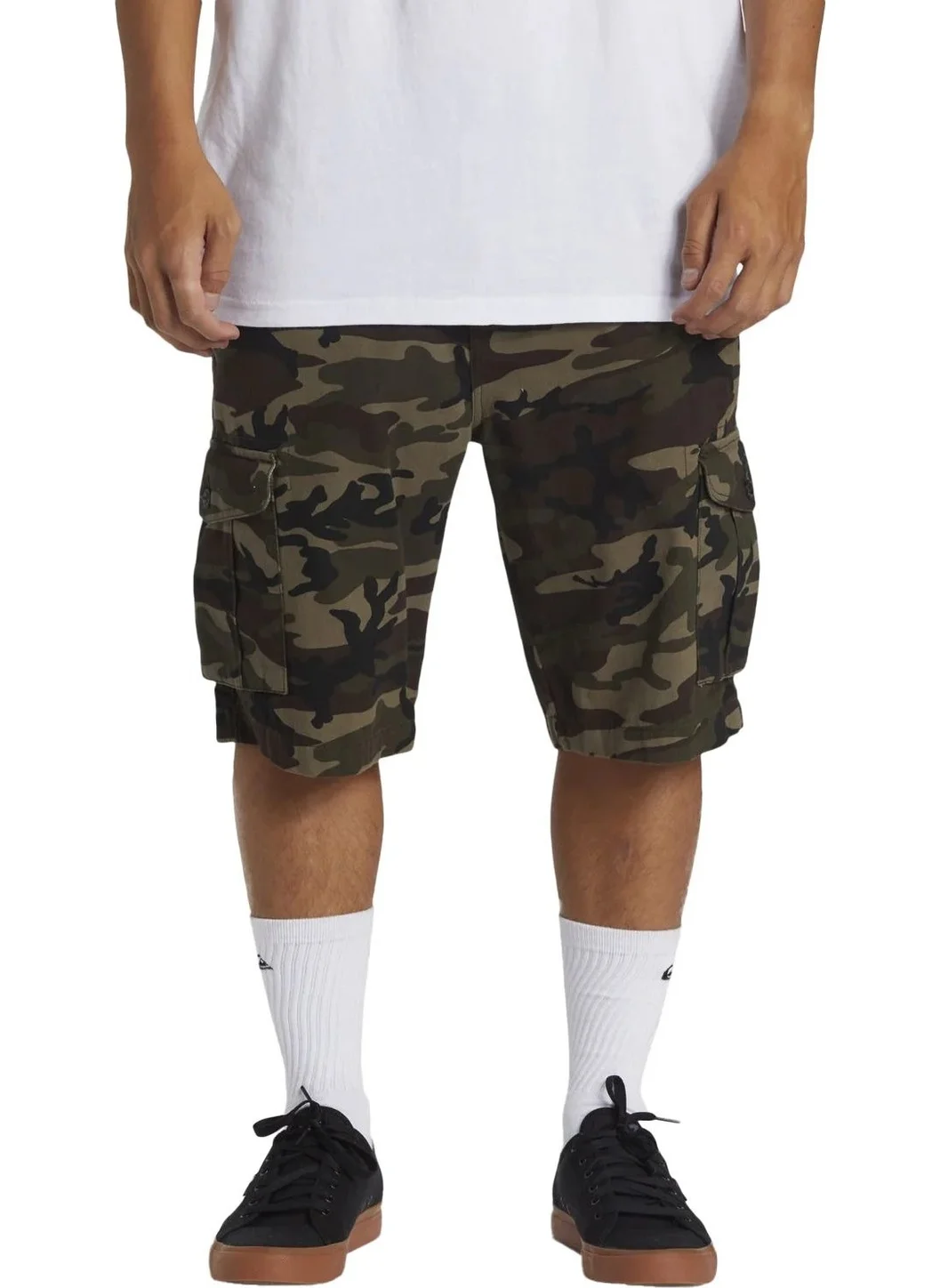 QUIKSILVER Crucial Battle Cargo Khaki Men's Shorts