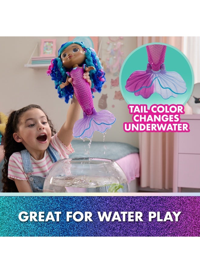 Gabby's Dollhouse The Movie, Sing & Shine Mermaid Gabby, Waterproof Mermaid Doll with Lights & Sounds, Kids Toys for Girls & Boys Ages 3 and Up - Image 3