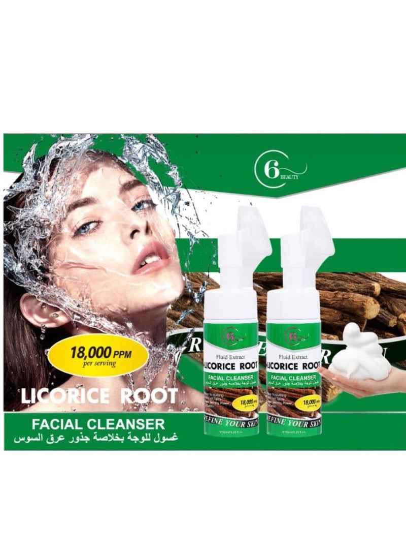 6 BEAUTY Facial wash with licorice root extract  - Image 2