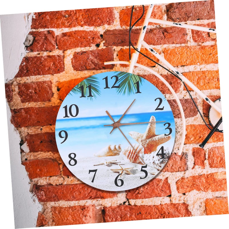 Quiet Clock Mechanism Kit Walnut Color Replacement Parts Wall Decor Repair Tool - Image 4