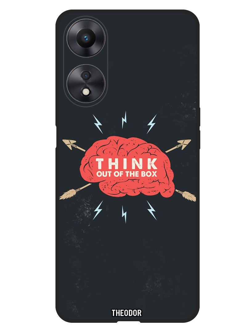 Theodor Protective Case Anti Scratch Shock Proof Bumper Cover For Oppo A1 5G Think out of the box (2) - Image 1