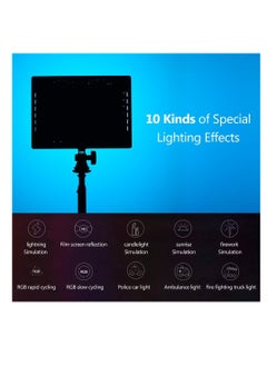 YONGNUO YONGNUO YN300 Air II LED Video Light Panel RGB 3200K-5600K Photography Fill-in Lamp 10 Lighting Effects CRI 95+ with Remote Control for Studio Outdoor Wedding  - Image 2