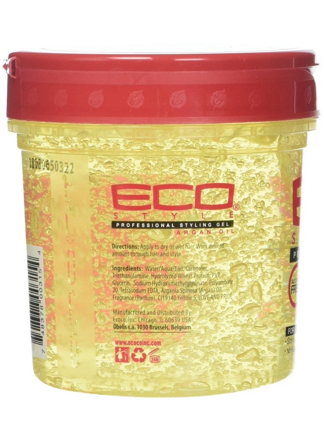 Eco Style R Moroccan Argan Oil Styling Gel 16Oz - Image 2