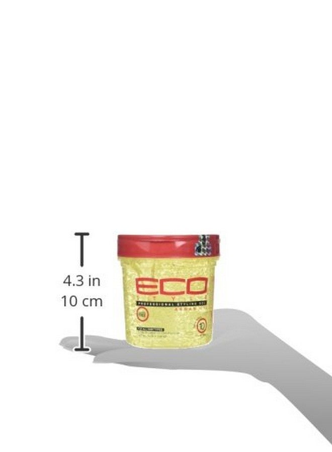 Eco Style R Moroccan Argan Oil Styling Gel 16Oz - Image 3