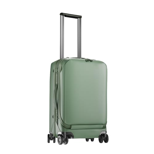 Peak Design Roller Pro CarryOn Sage Expandable Small Suitcase with Wheels Carbon Fiber Handle Drawbridge Opening Hybrid SoftHard Shell Custom Hardware Fits XL Camera Cube or Packing Cubes - Image 1