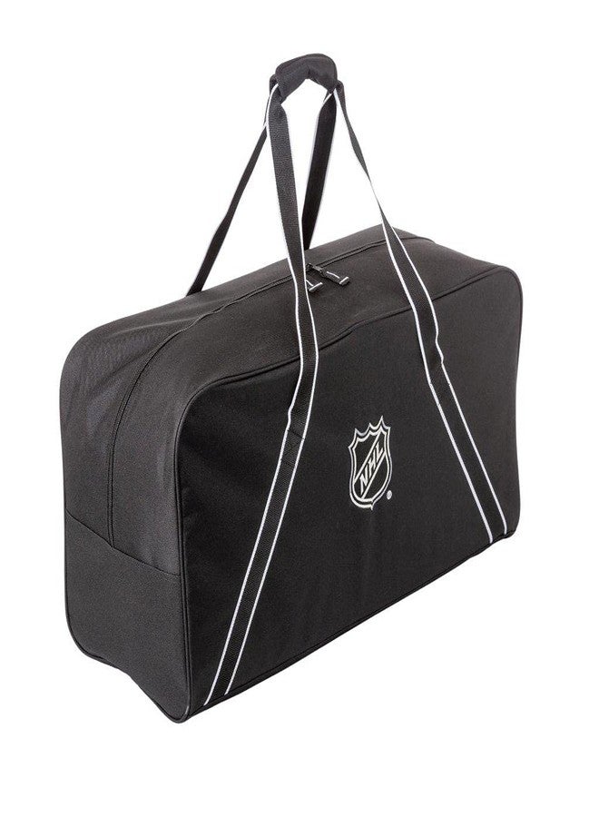 NHL Durable 30 Inch Black Equipment Bag with Roomy Compartment Lightweight Large Duffle Bag for Travel - Image 2