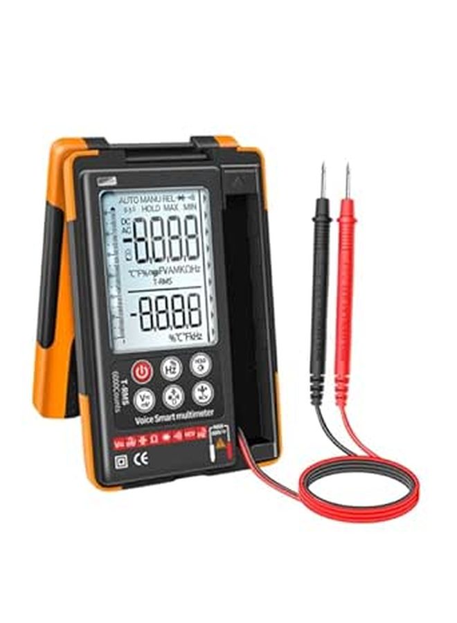 AI Handheld Multimeter with Voice Control Data Retention for Voltage Temperature Frequency Home Repair - Image 1