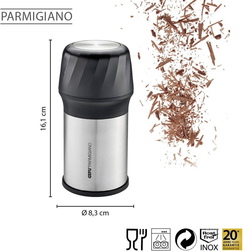 Gefu Parmigiano Cheese Grater - Multifunctional Stainless Steel Grater with Interchangeable Discs - Image 2