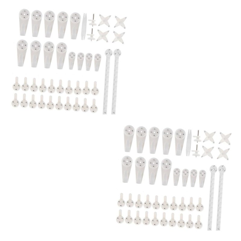 84Pcs Seamless Picture Hangers No Damage Wall Nails Easy Install Frame Hooks - Image 2