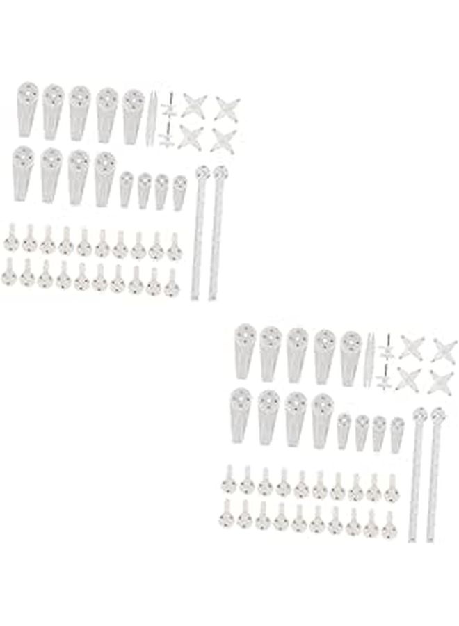 84Pcs Seamless Picture Hangers No Damage Wall Nails Easy Install Frame Hooks - Image 1